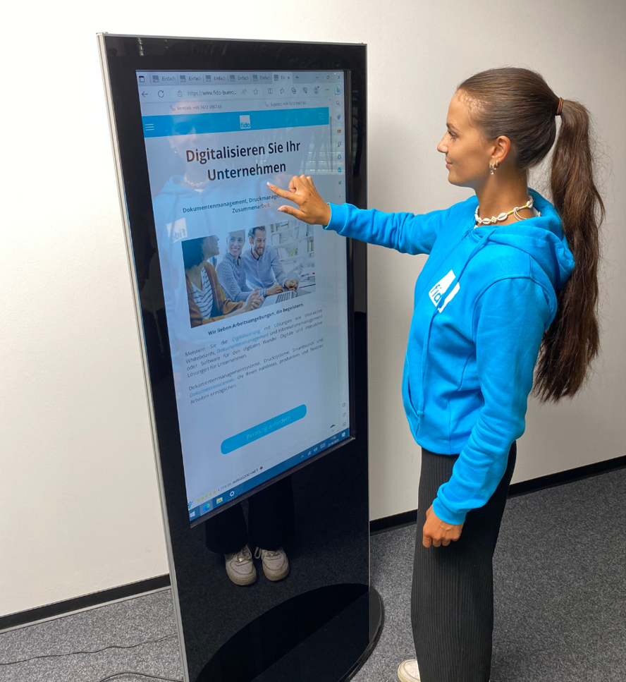 Digitale Stele 50 Zoll inkl. Software. Die All-In L&ouml;sung