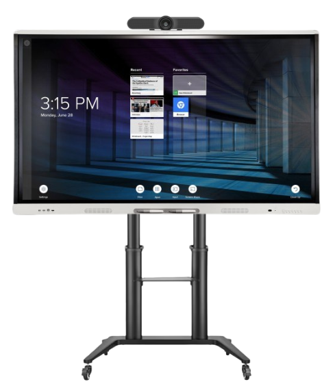Bundle: SMART Board MX275 Pro inkl. elektrischem Fahrgestell, PC & 4K-Webcam