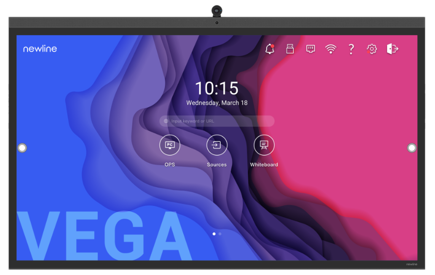 VEGA Premium Touch Display 75-Zoll