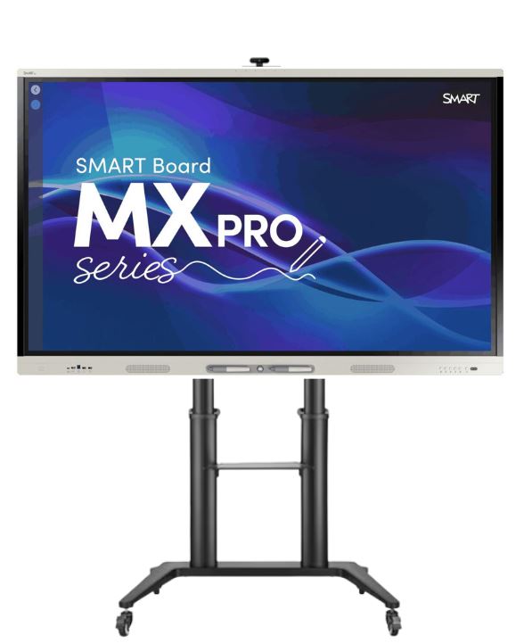 Bundle: SMART Board MX286-Pro (86 Zoll) + elektrisches Fahrgestell + Kamera