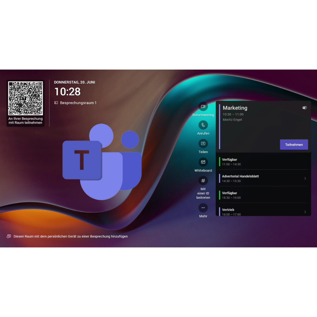 Teams Rooms: Microsoft Teams Meetings direkt starten am Smartboard